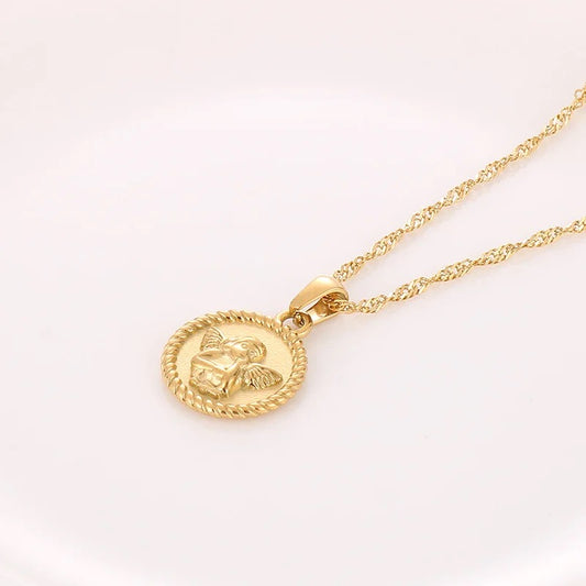 Dainty 18k Gold Charm