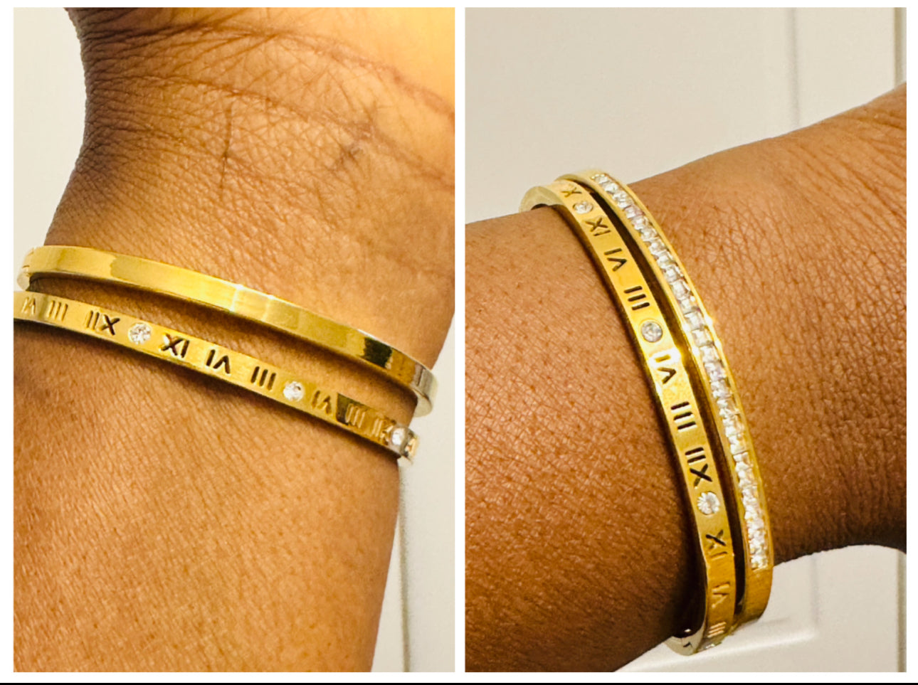 18K Gold Stacking Bracelets - Wrist Candies