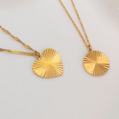 18K Gold Plated Sun Signature Necklace