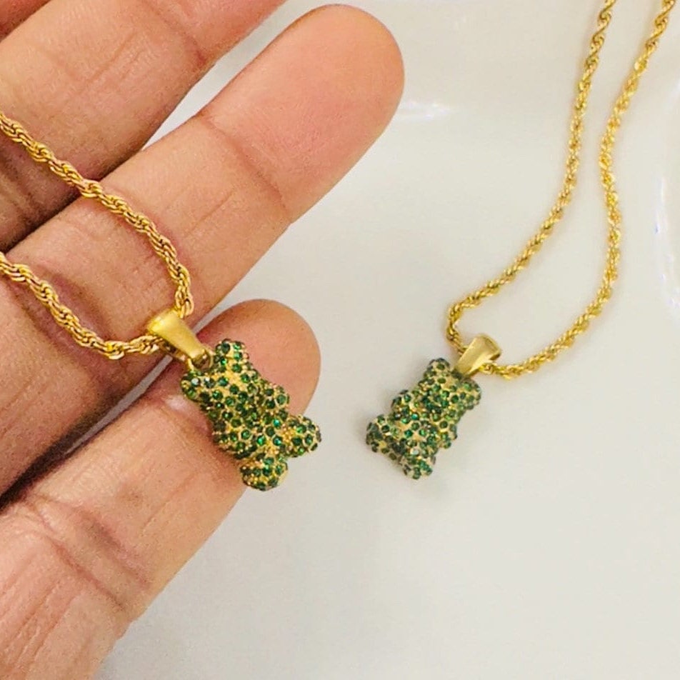 Cute Bear Pendant Necklace