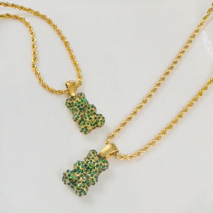Cute Bear Pendant Necklace