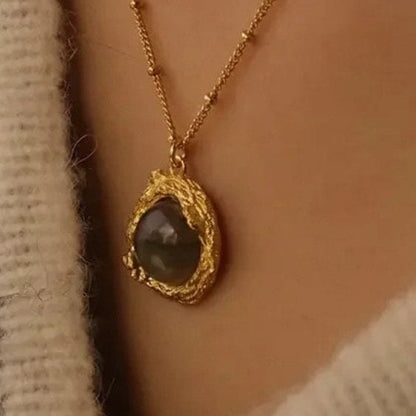 Sterling Silver Moonstone Necklace
