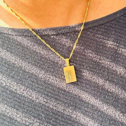 18K Gold Plated Stainless Steel Necklace For Mum