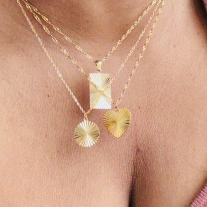 Dainty Sun Symbol Celestial Necklace
