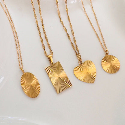 Dainty Sun Symbol Celestial Necklace