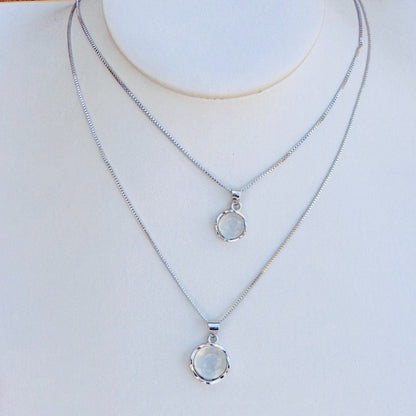 Sterling Silver Moonstone Necklace
