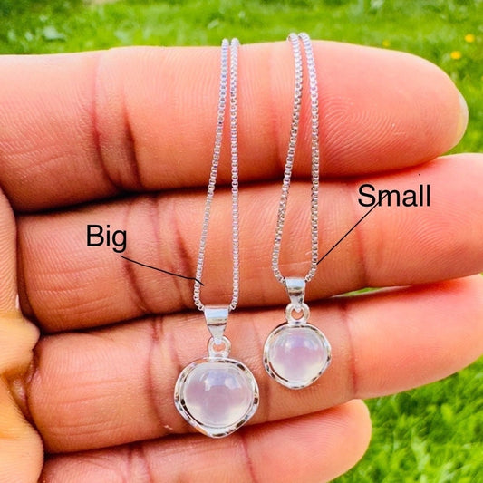 Sterling Silver Moonstone Necklace