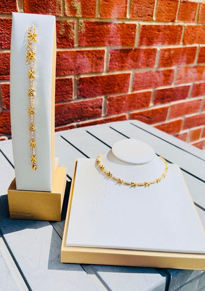 XO Gemma Gold Choker Necklace