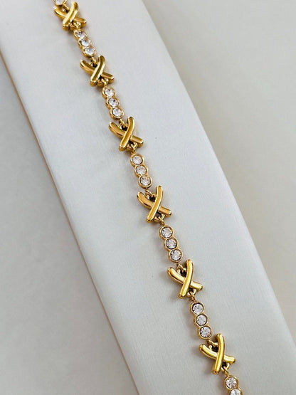 XO Gemma Gold Choker Necklace