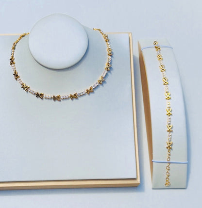Genma Owen XO Necklace and Bracelet