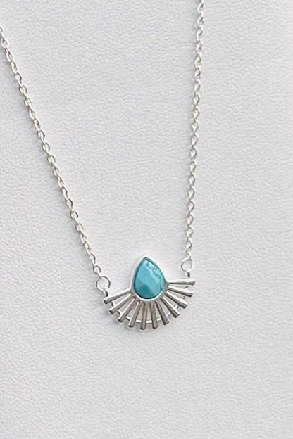 Silver Sun Choker Necklace