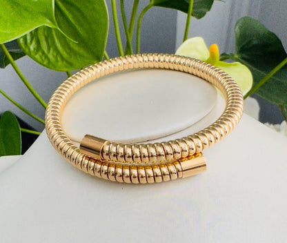 18K Gold Plated Single Cuff Bracelet