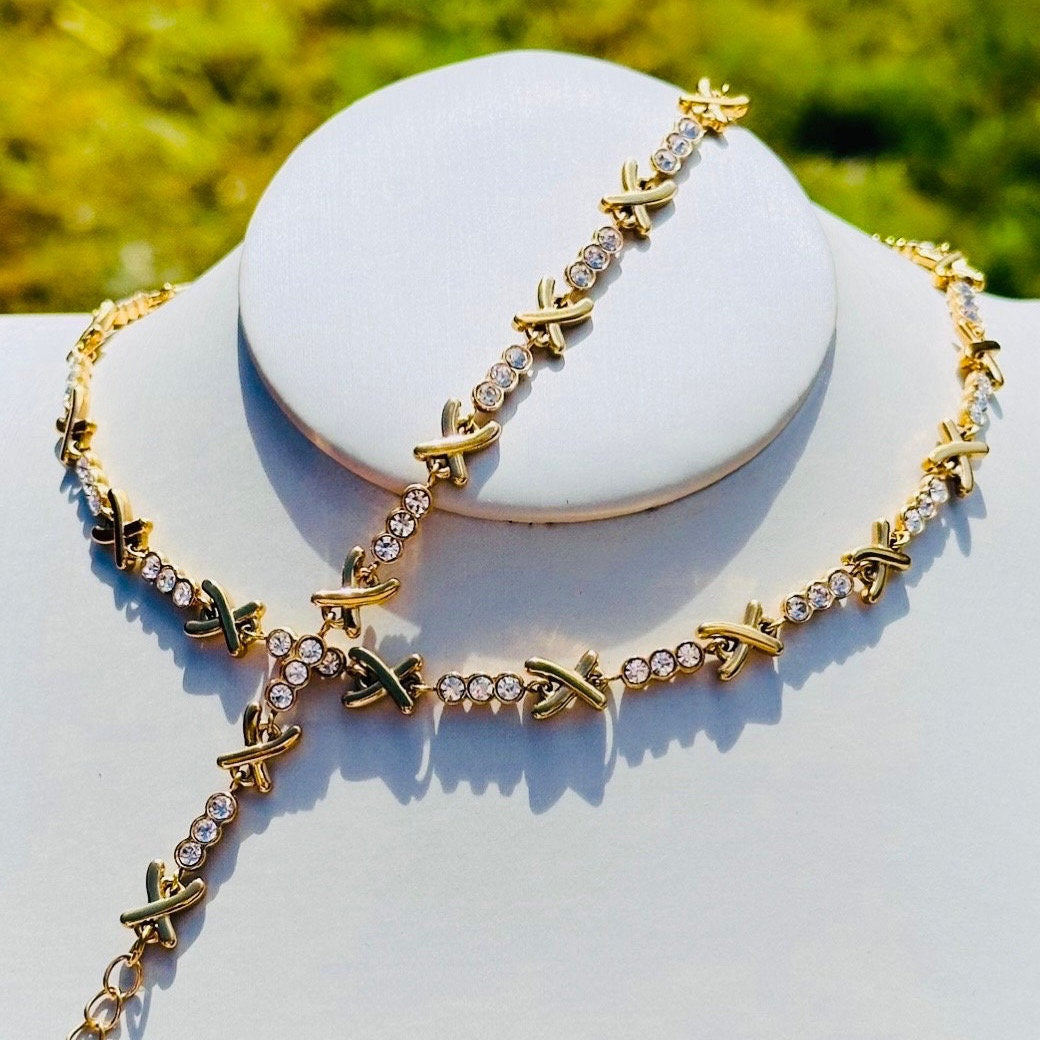 XO Gemma Gold Choker Necklace