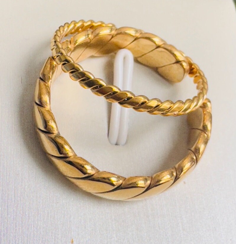 2 Sets of Minimalist Open Ring - Gold