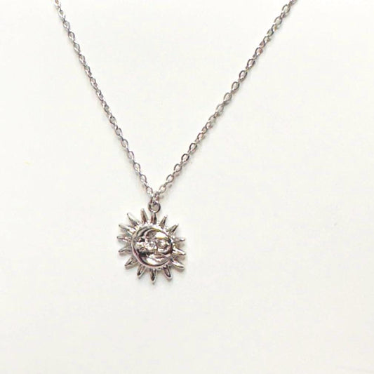 Silver Sunshine Necklace