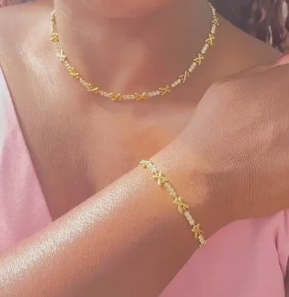 Genma Owen XO Necklace and Bracelet