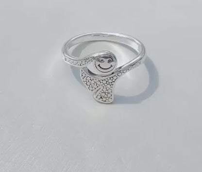 Cool Retro Signet Ring
