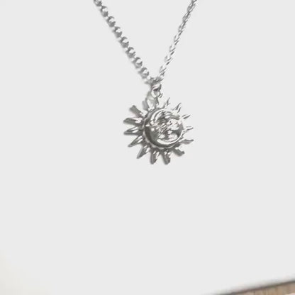 Silver Sunshine Necklace