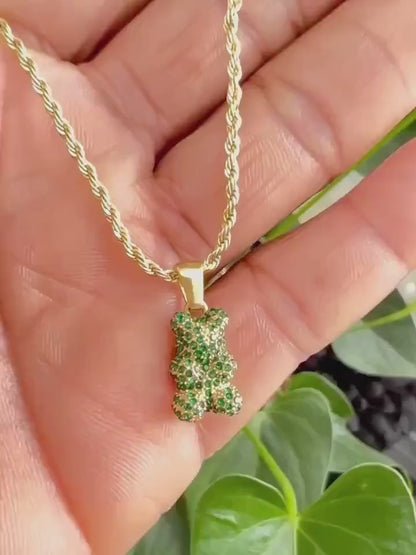 Cute Bear Pendant Necklace